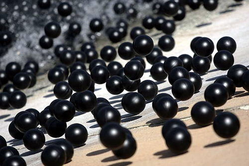 Silver Lake black balls